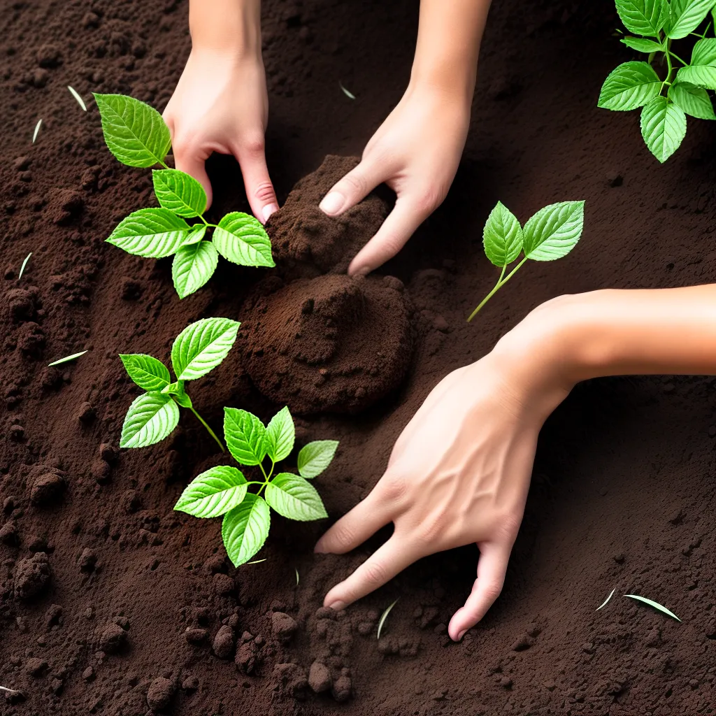 maos plantando seedling cultivo vegetais maos plantando seedling cultivo vegetais