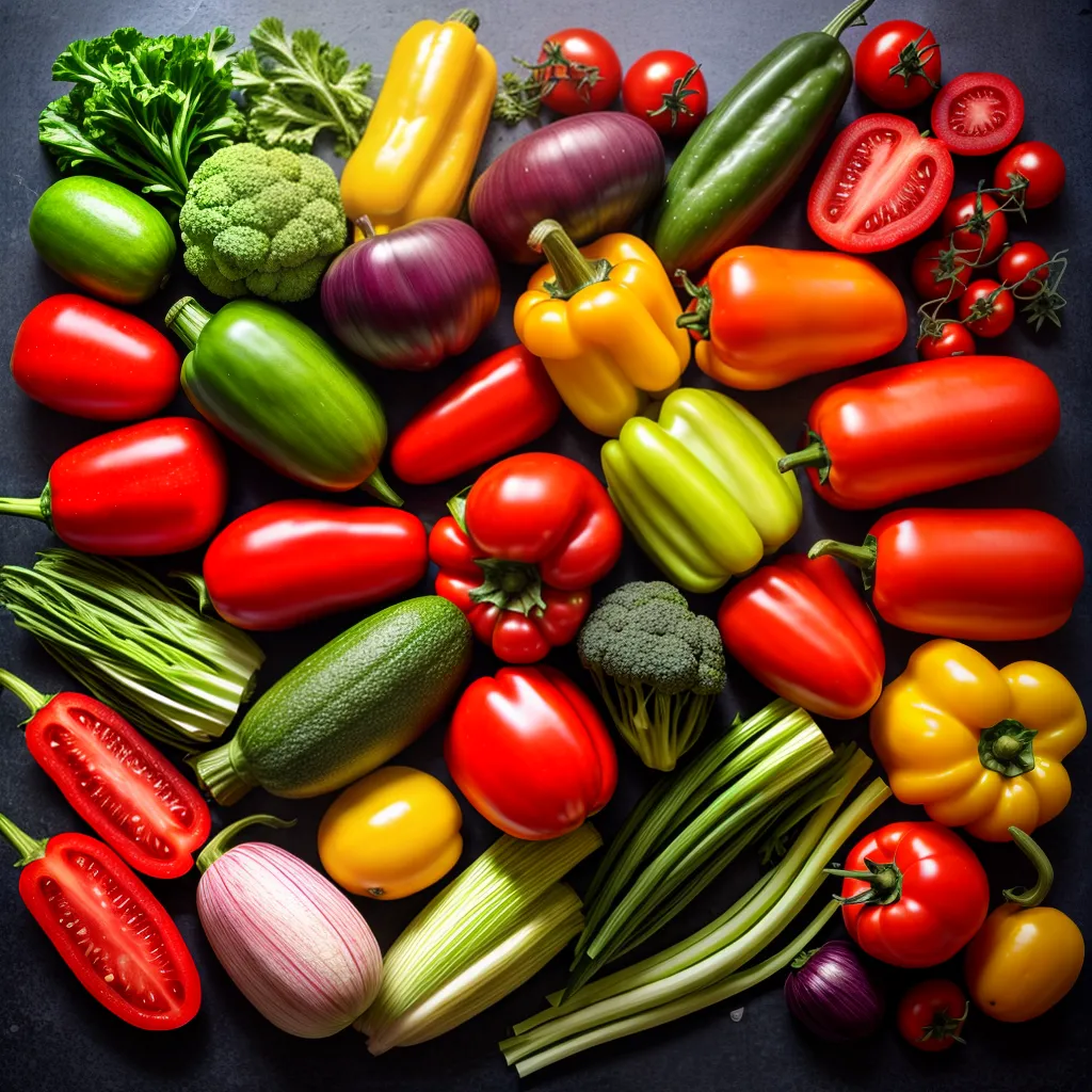 legumes frescos coloridos saborosos