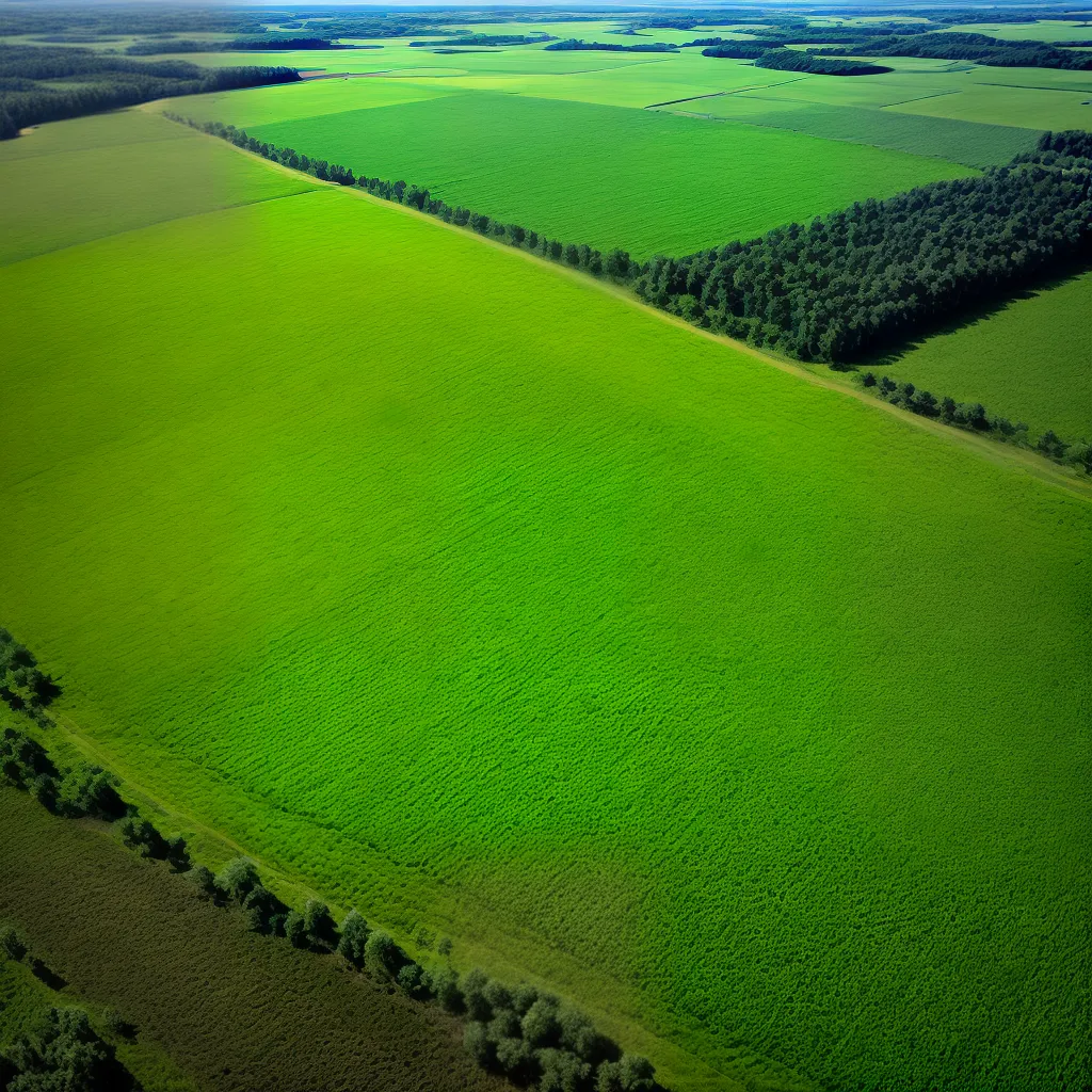 campo verde solo saudavel vida