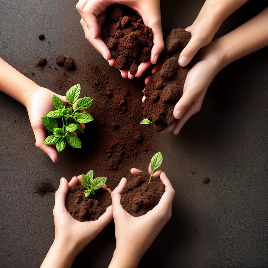 maos terra verde alimentos organicos
