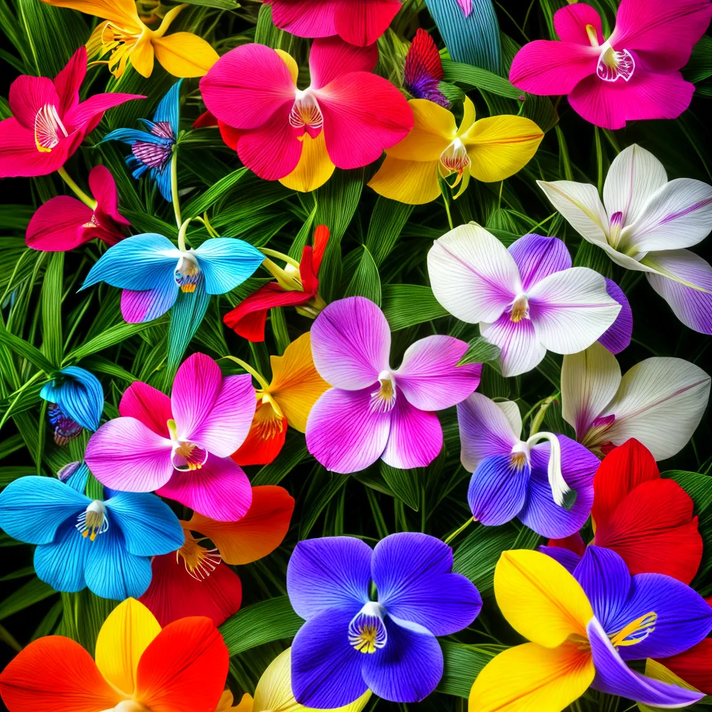 flores exoticas diversidade natureza