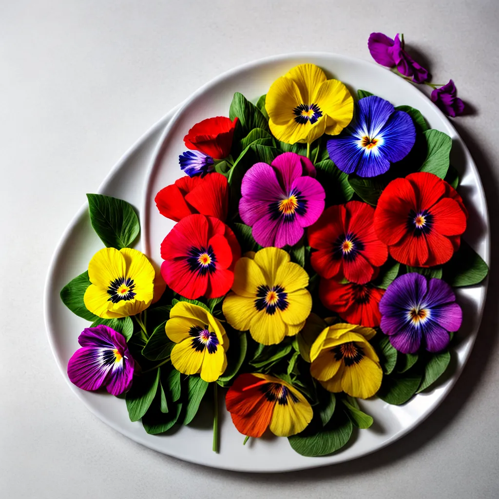prato colorido flores comestiveis criancas prato colorido flores comestiveis criancas