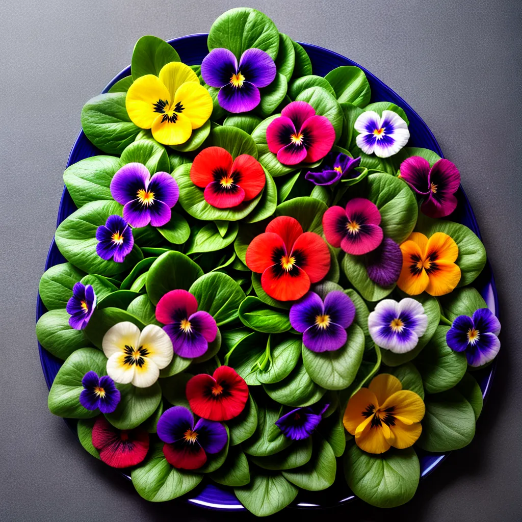 prato colorido flores comestiveis alface prato colorido flores comestiveis alface