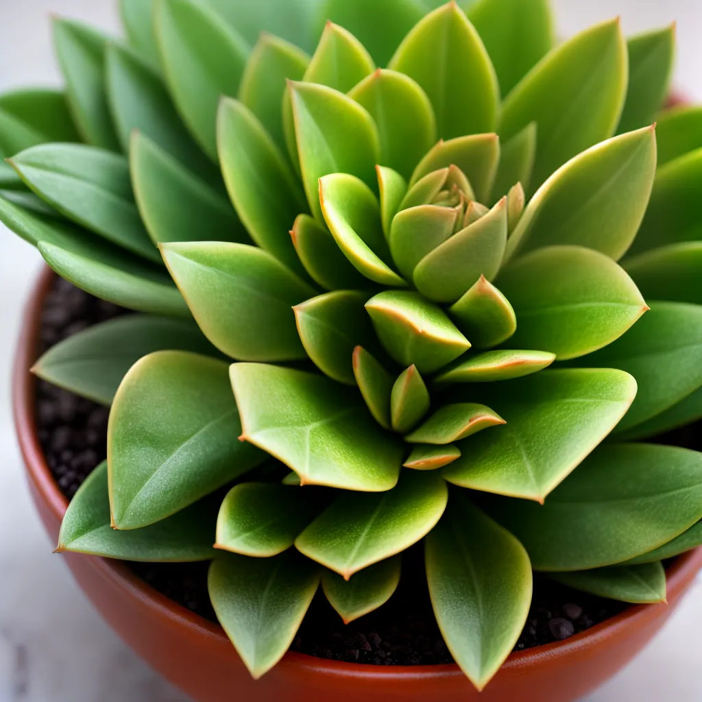succulenta folhas verdes sol