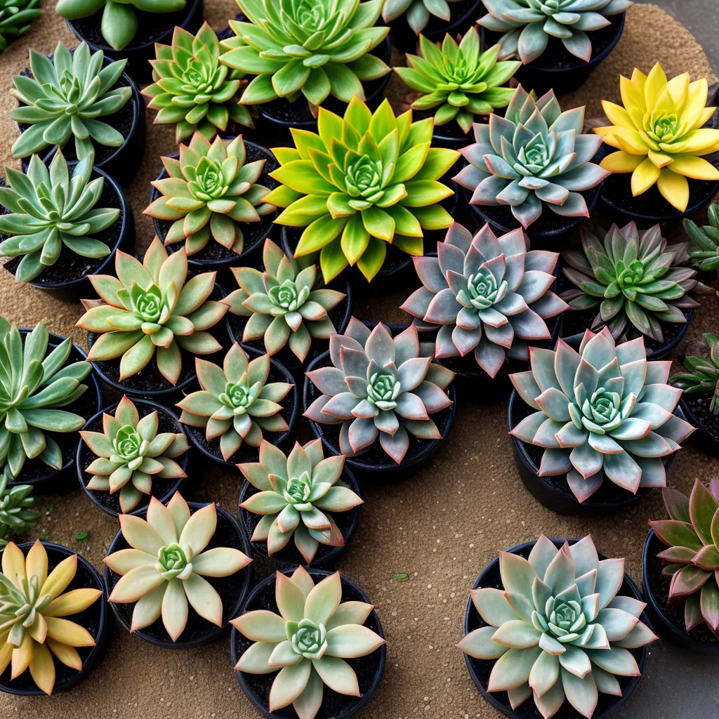 jardim suculentas diversidade beleza