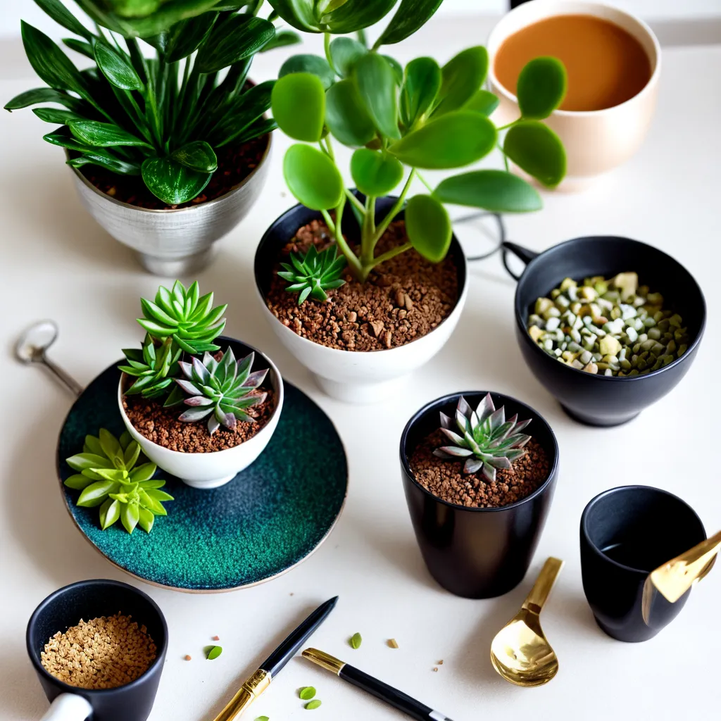 setup escritorio suculentas natureza