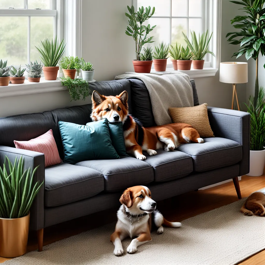 sala plantas suculentas animais estimacao
