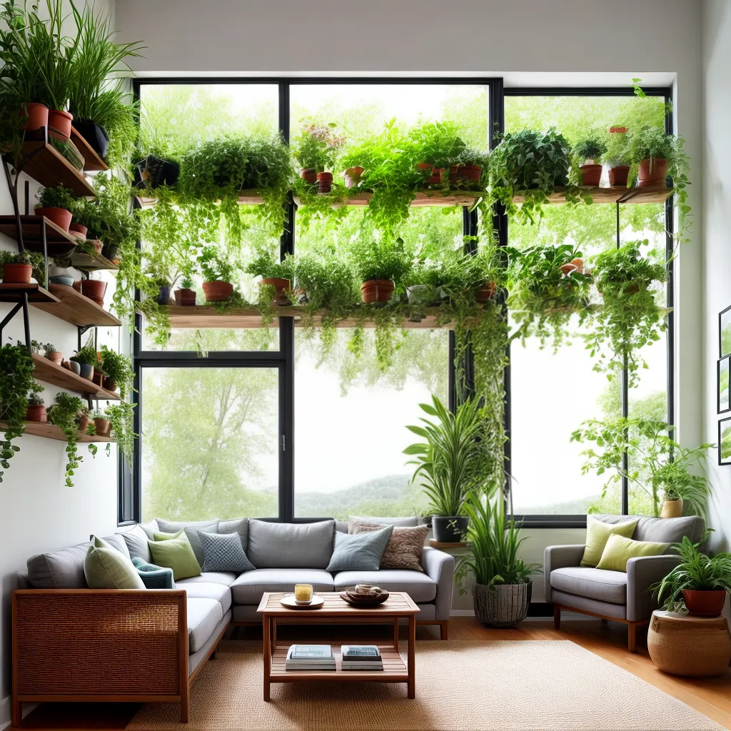 sala plantas suculentas acolhedora