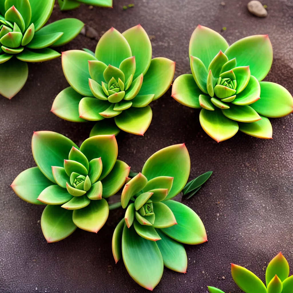 succulenta folhas verdes sol 1