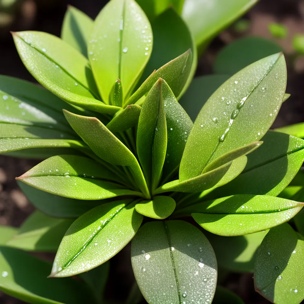 succulenta folhas verdes sol 2