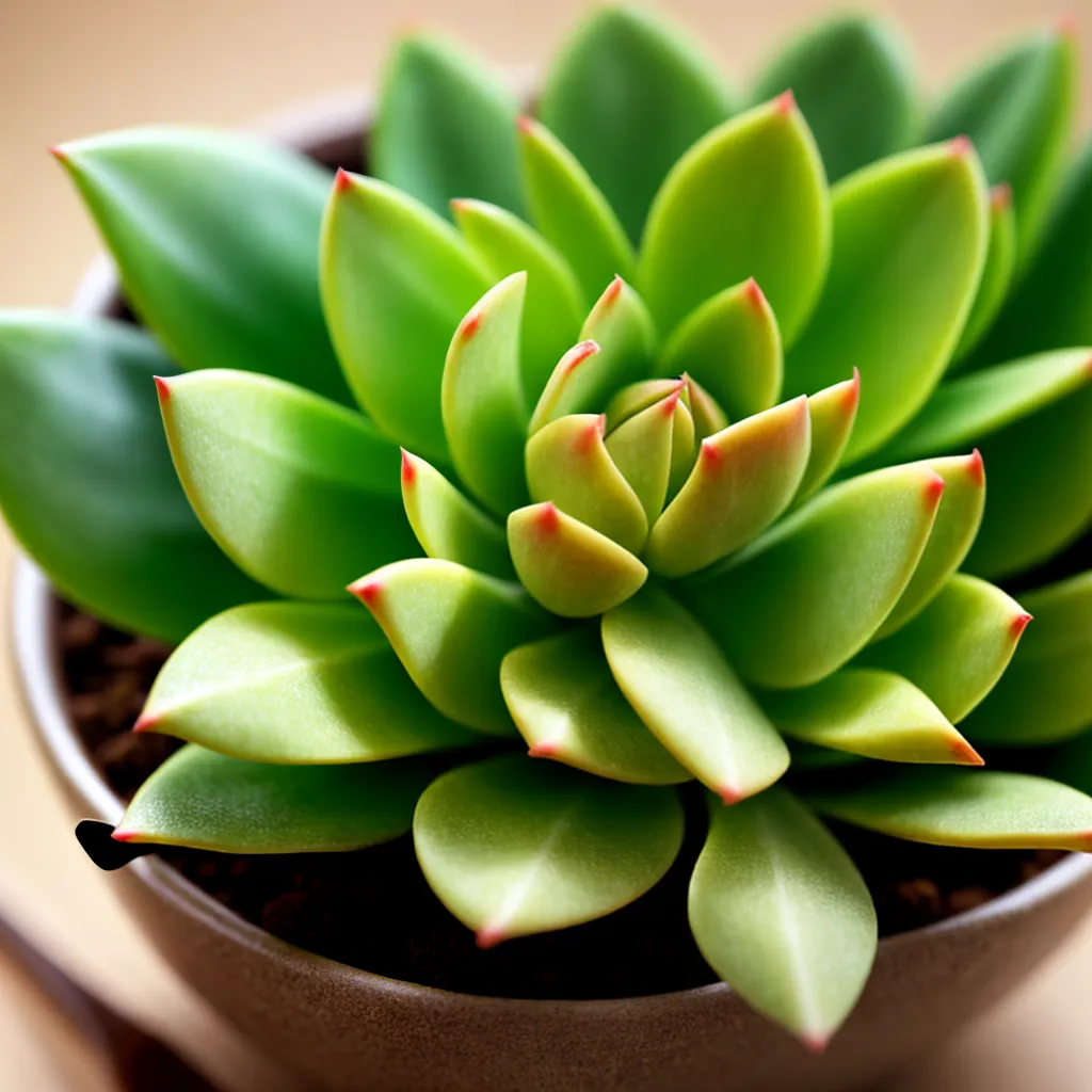succulenta saudavel folhas verdes crescimento
