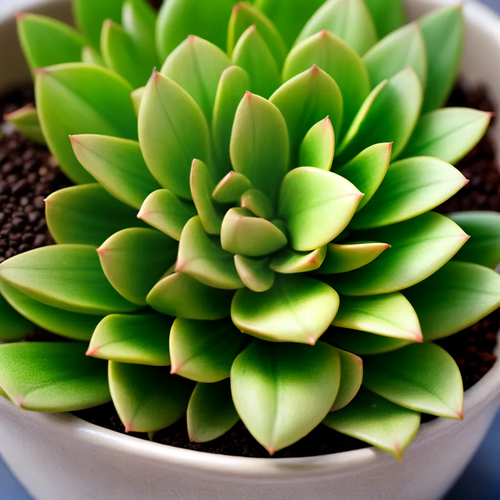 planta suculenta verde saudavel