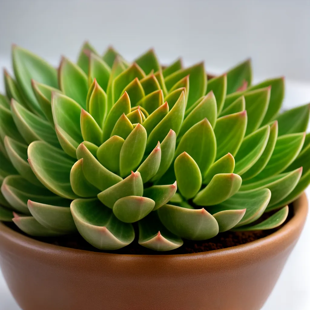 succulenta sol brilhante crescimento
