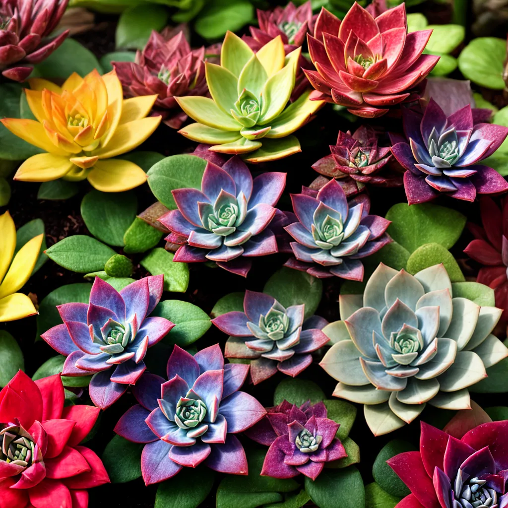 jardim suculentas vibrante cores jardim suculentas vibrante cores