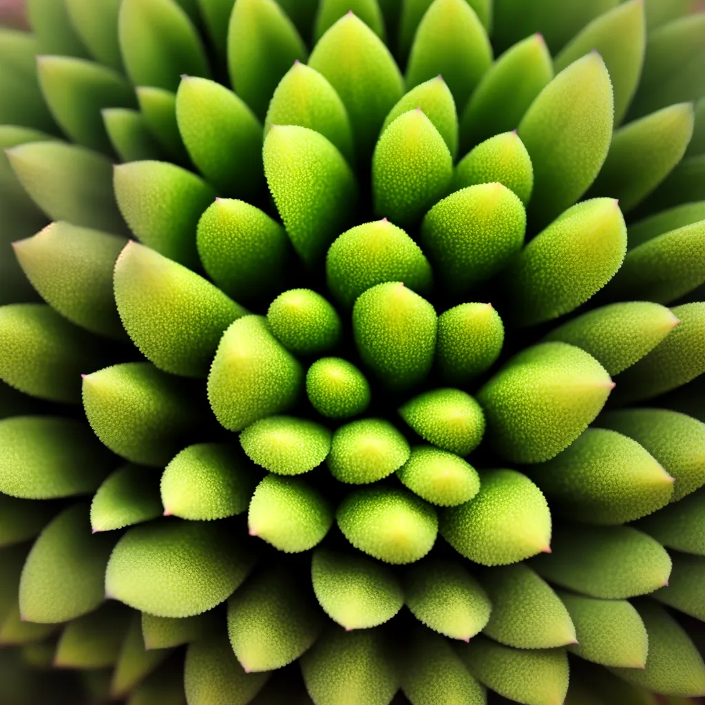 succulenta verde vibrante