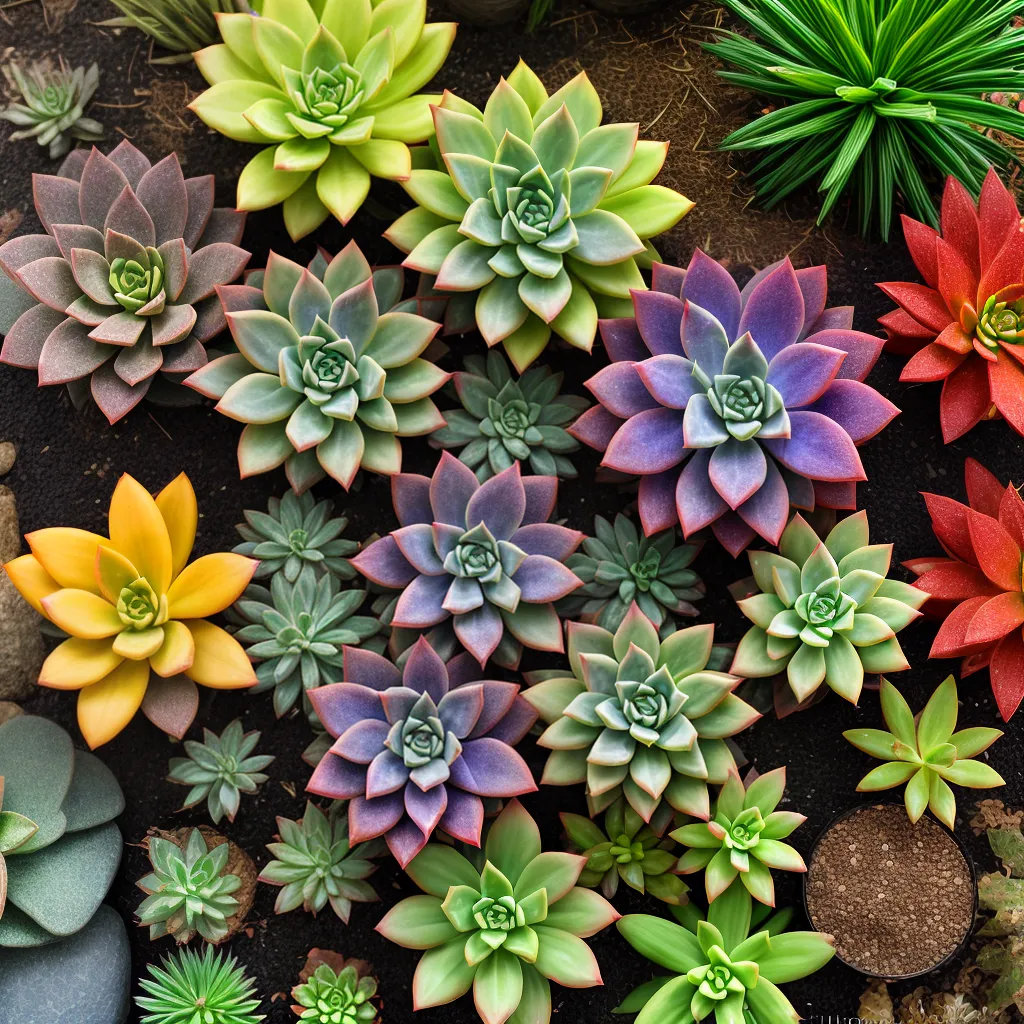 suculentas verao sol jardim