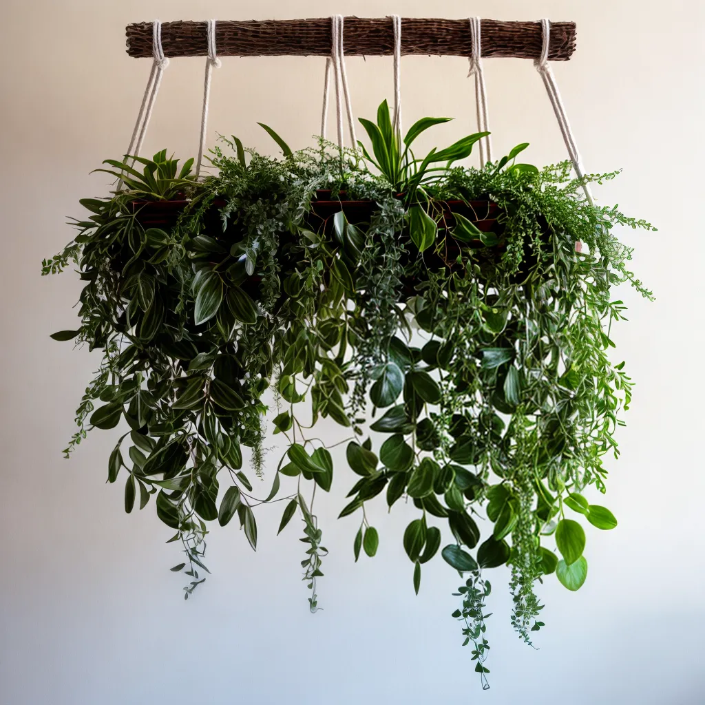 encanto suculentas pendentes macrame