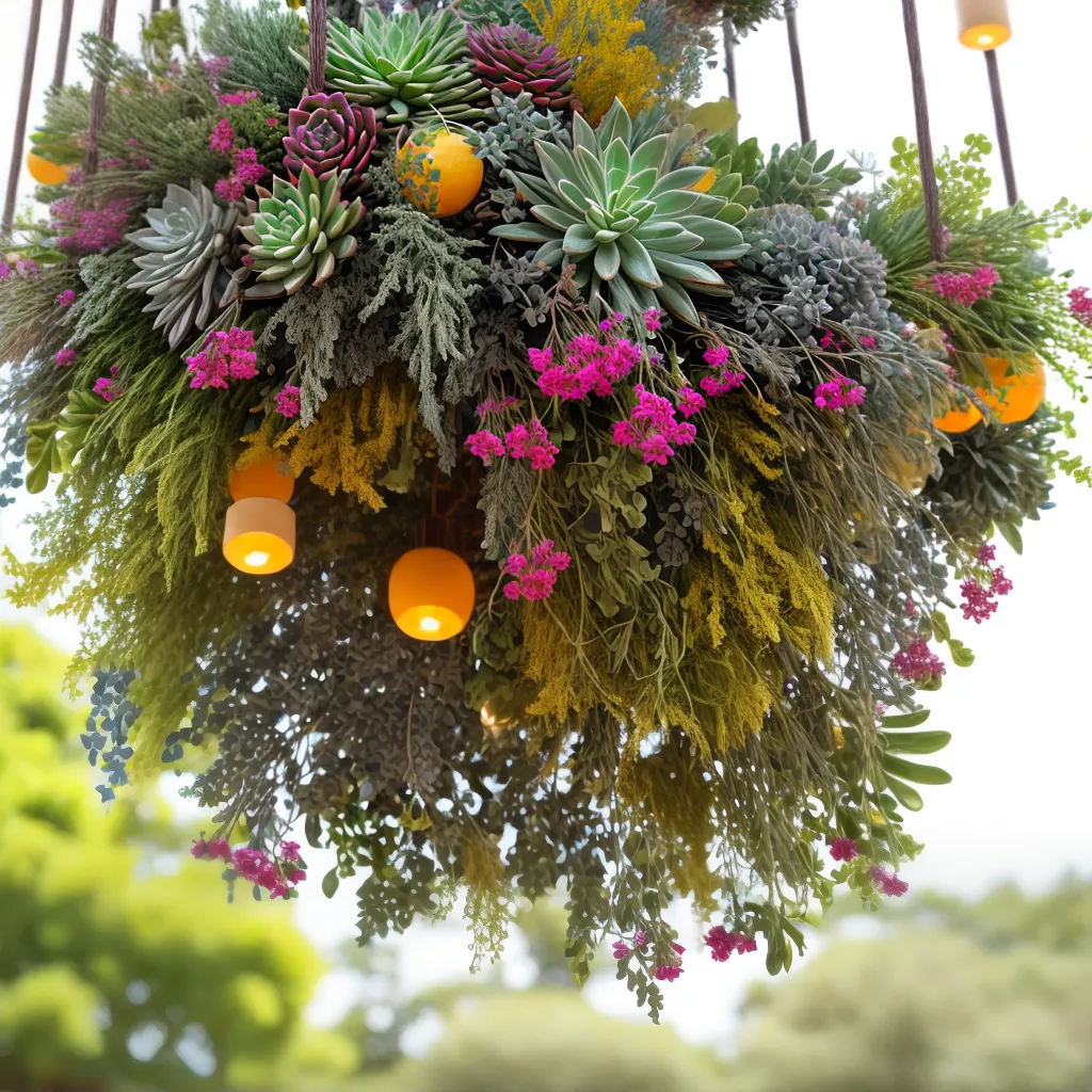 suculentas pendentes macrame beleza natural