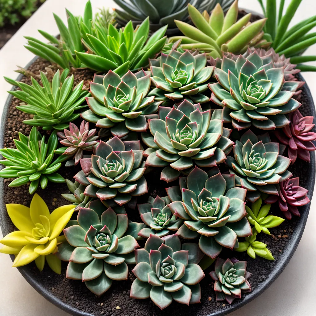 jardim suculentas vibrante terracota 2