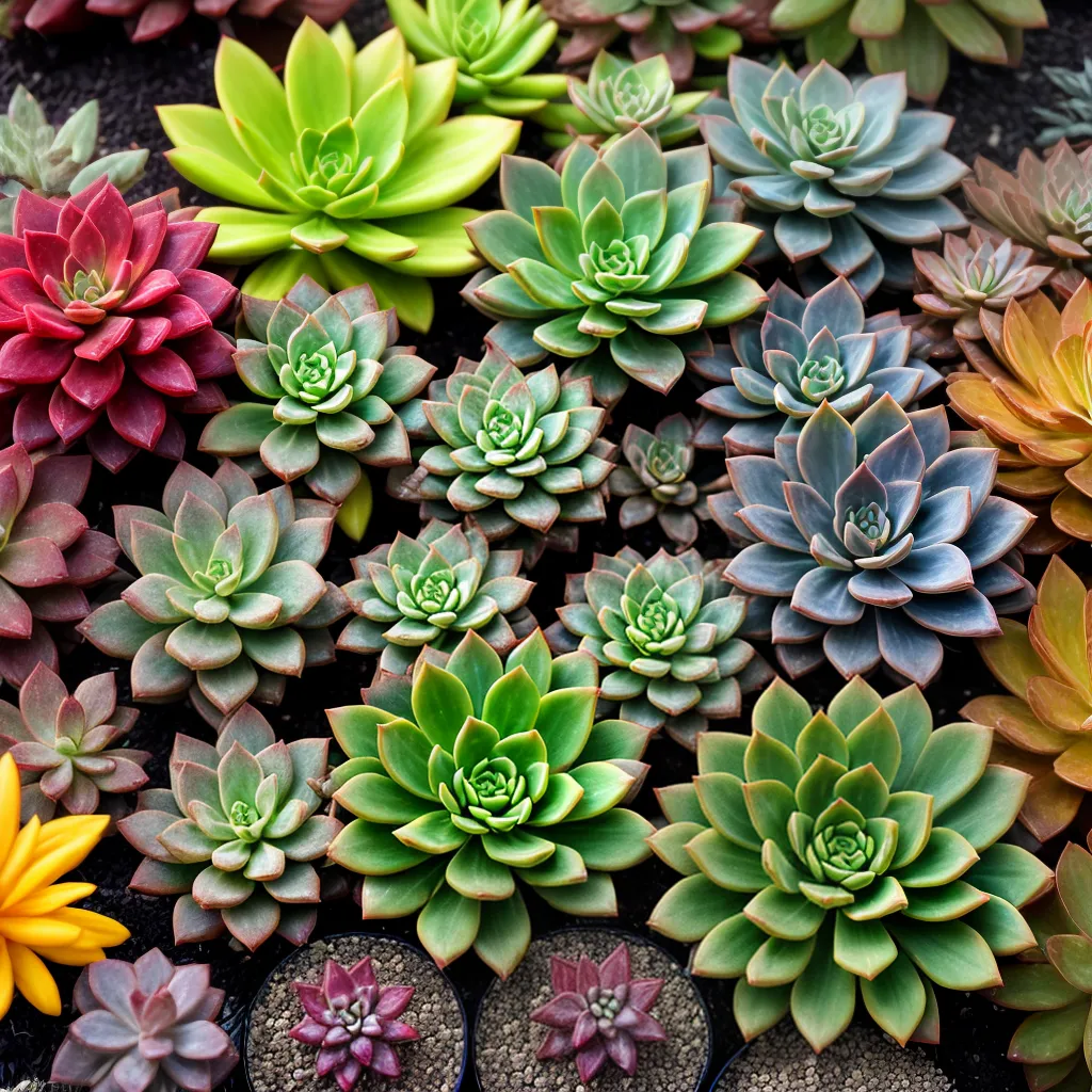 jardim suculentas variedade beleza 1