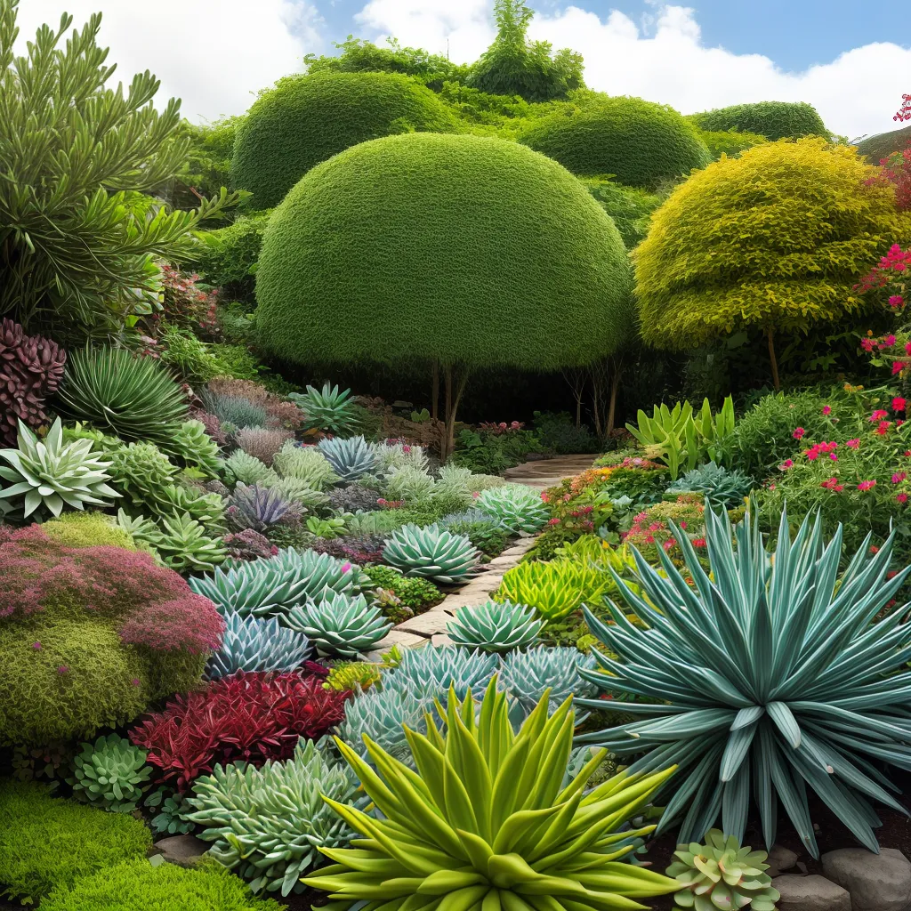 jardim interno suculentas vibrantes