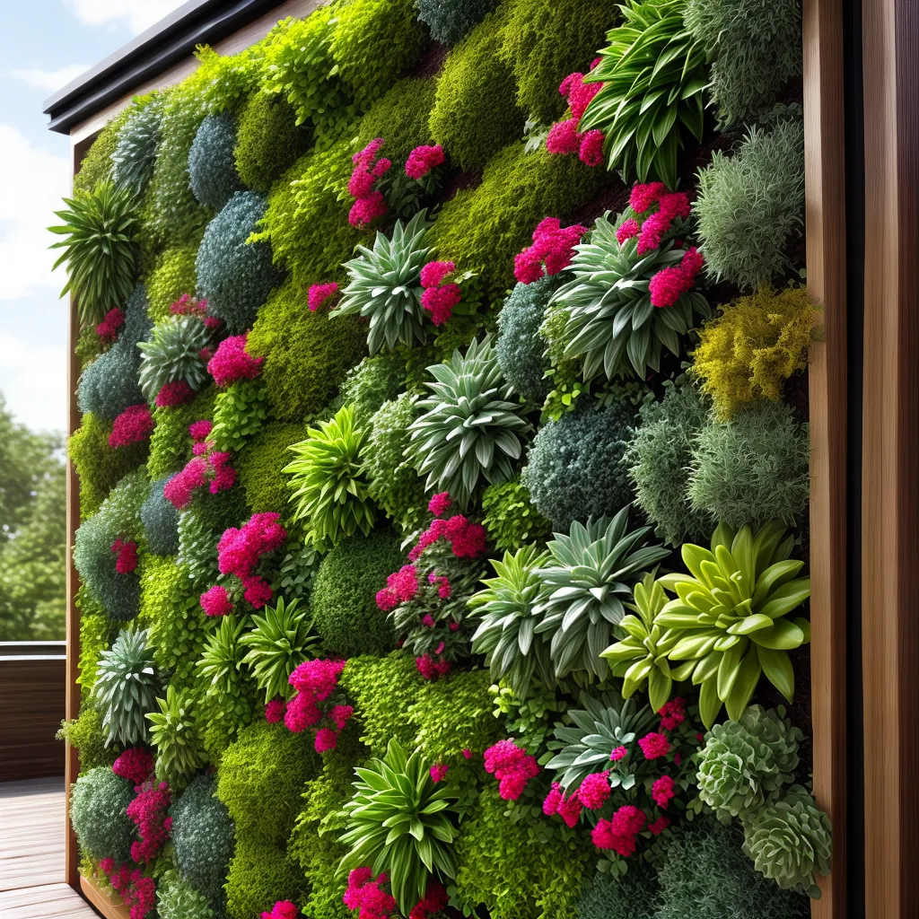 jardim vertical suculentas natureza