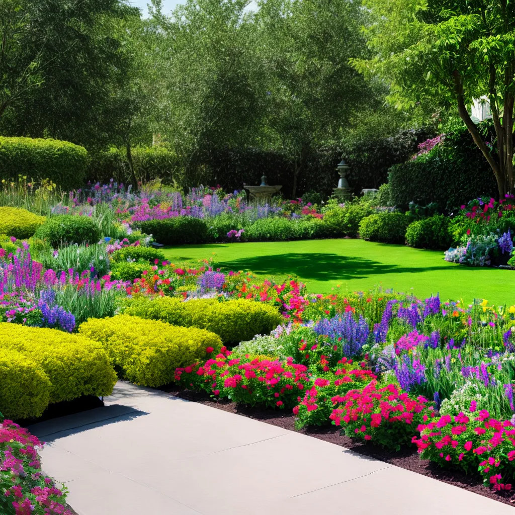 jardim colorido natureza serenidade jardim colorido natureza serenidade