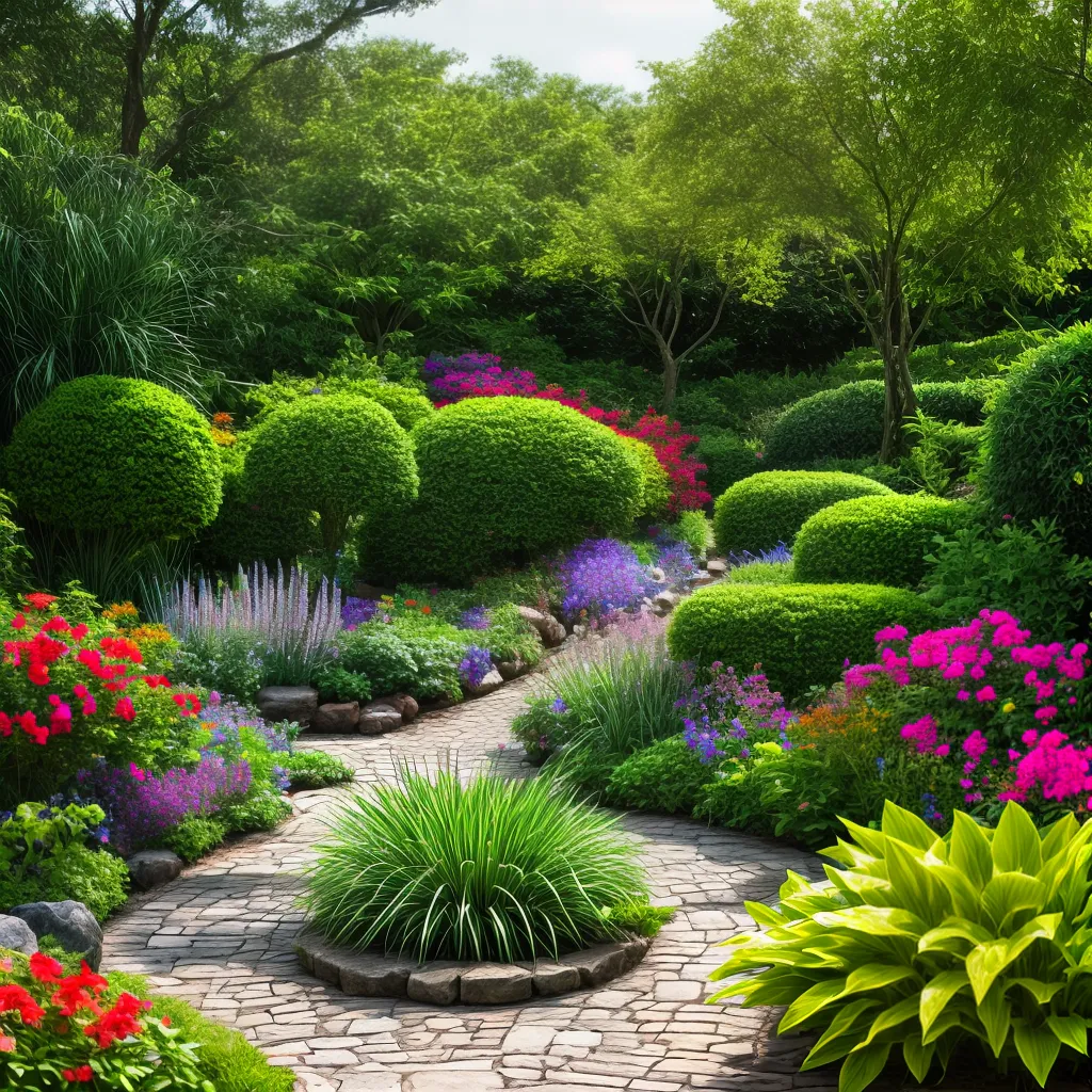 jardim vibrante biodiversidade clima local