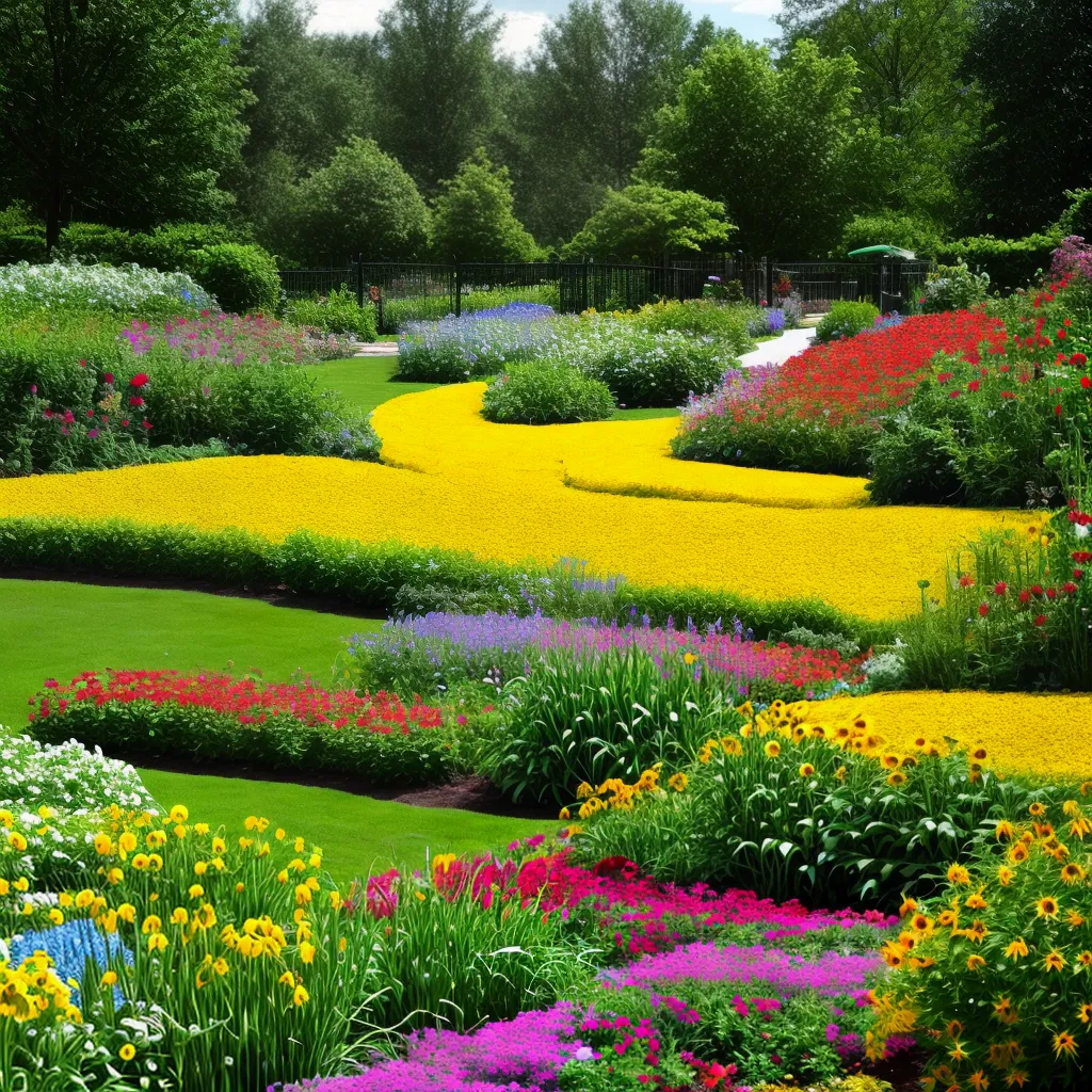 jardim versatil clima flores coloridas