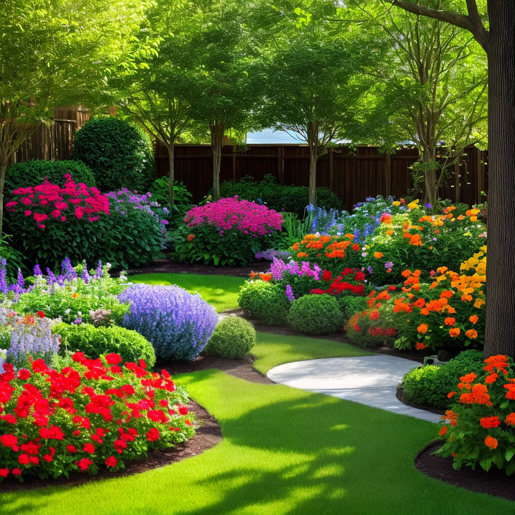 jardim versatil flores coloridas