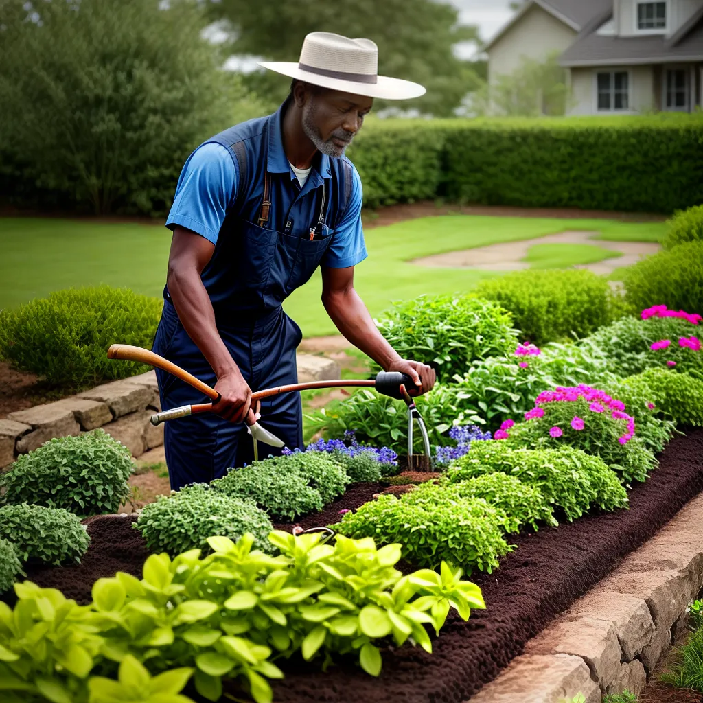 jardineiro chapeu jardim resiliente