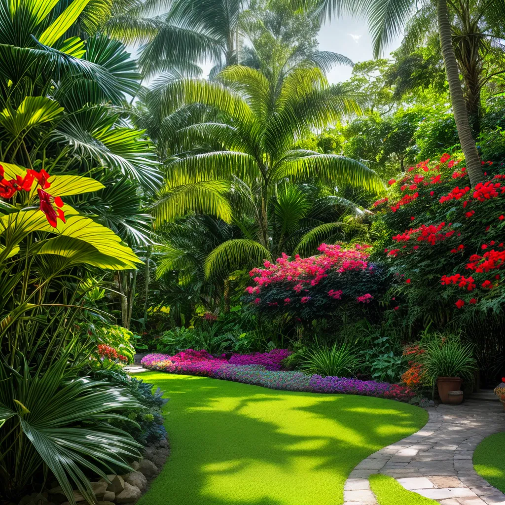 jardim tropical folhagem colorida jardim tropical folhagem colorida