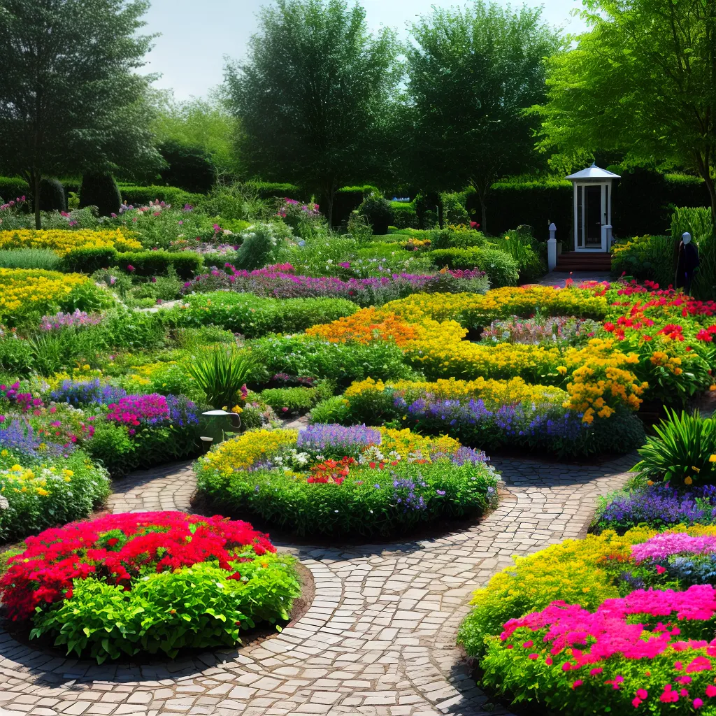 jardim colorido sol cuidador regador jardim colorido sol cuidador regador