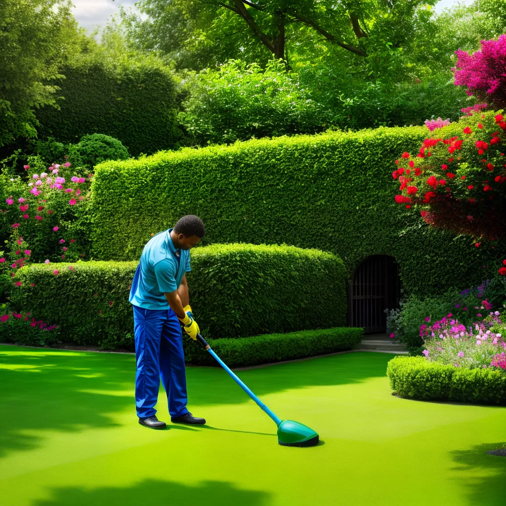 jardim colorido gardener cuidado natureza