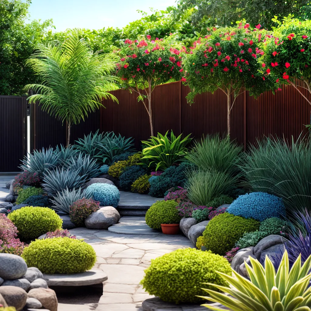 jardim verde variedade plantas decorativo
