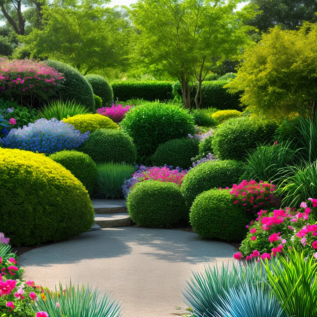 jardim vibrante flores variedade