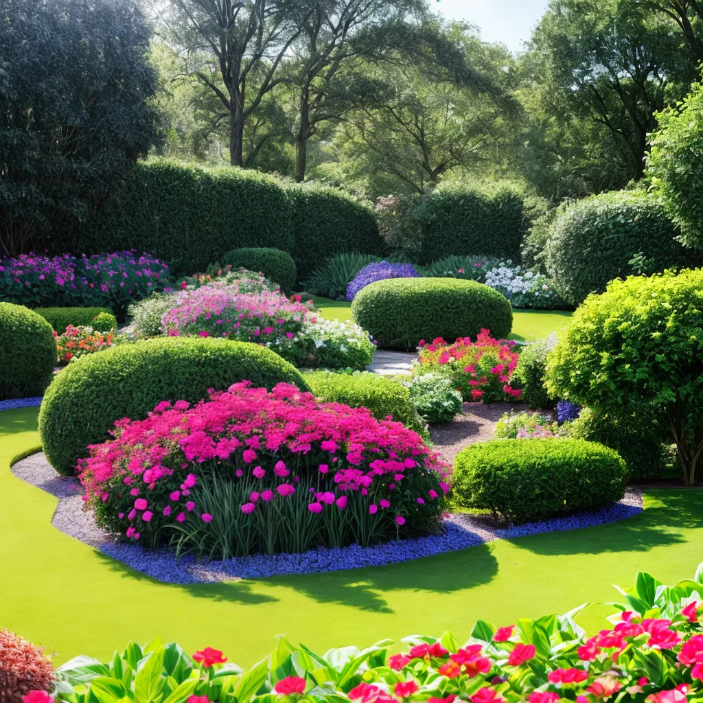 jardim diversidade flores verde clima