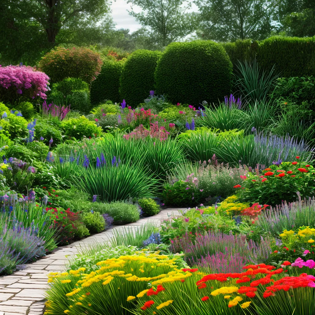 jardim diversidade plantas presentes jardineiros