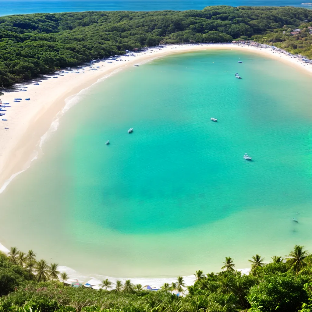 praia ceu azul ondas paz
