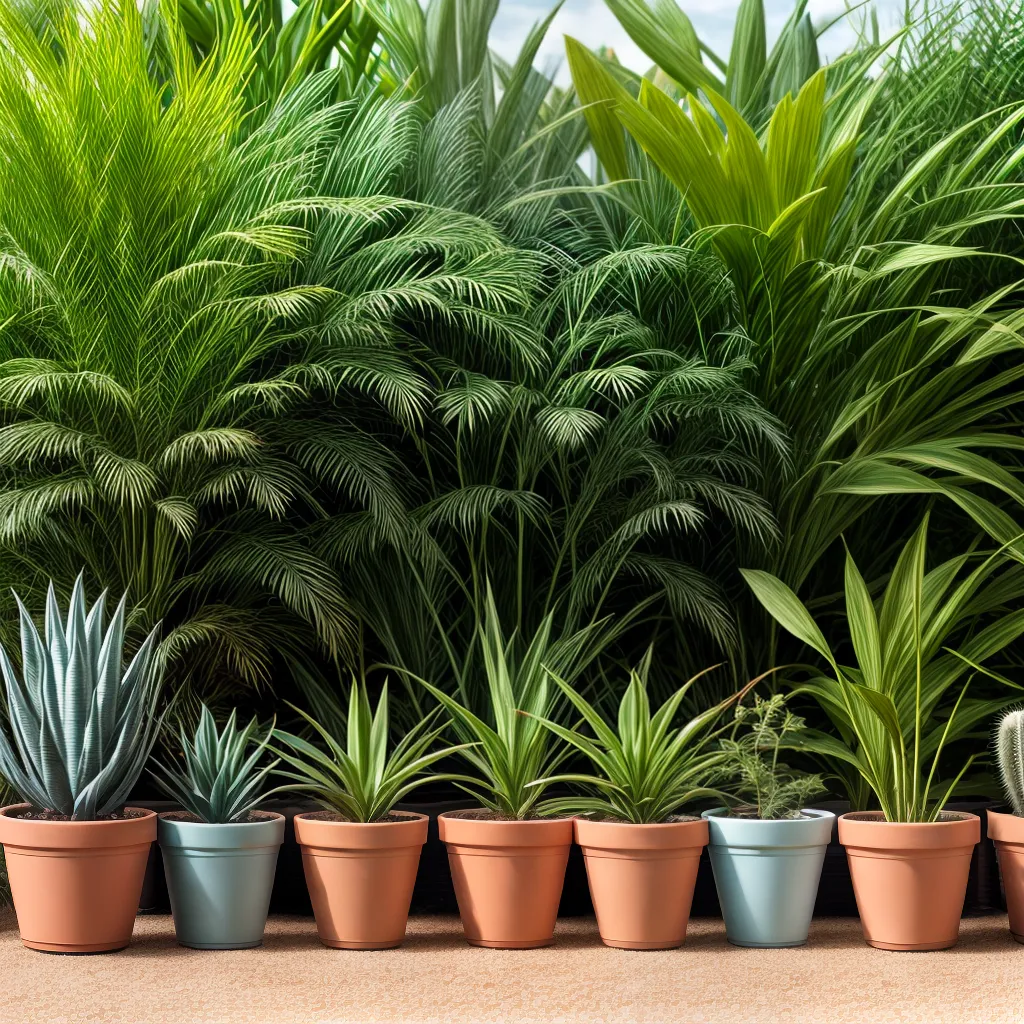 plantas potadas diversidade climas
