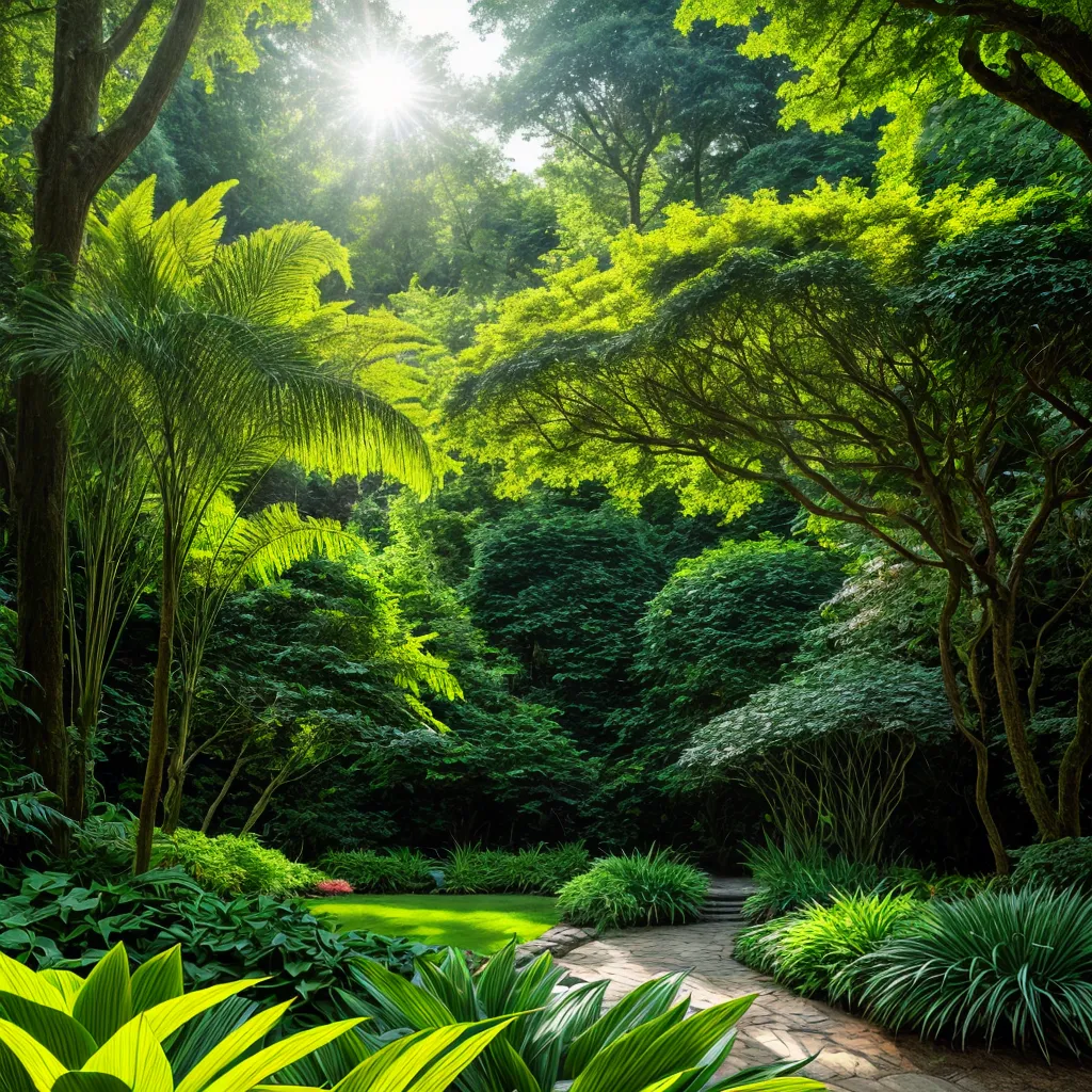 jardim verde folhagem plantas flores jardim verde folhagem plantas flores