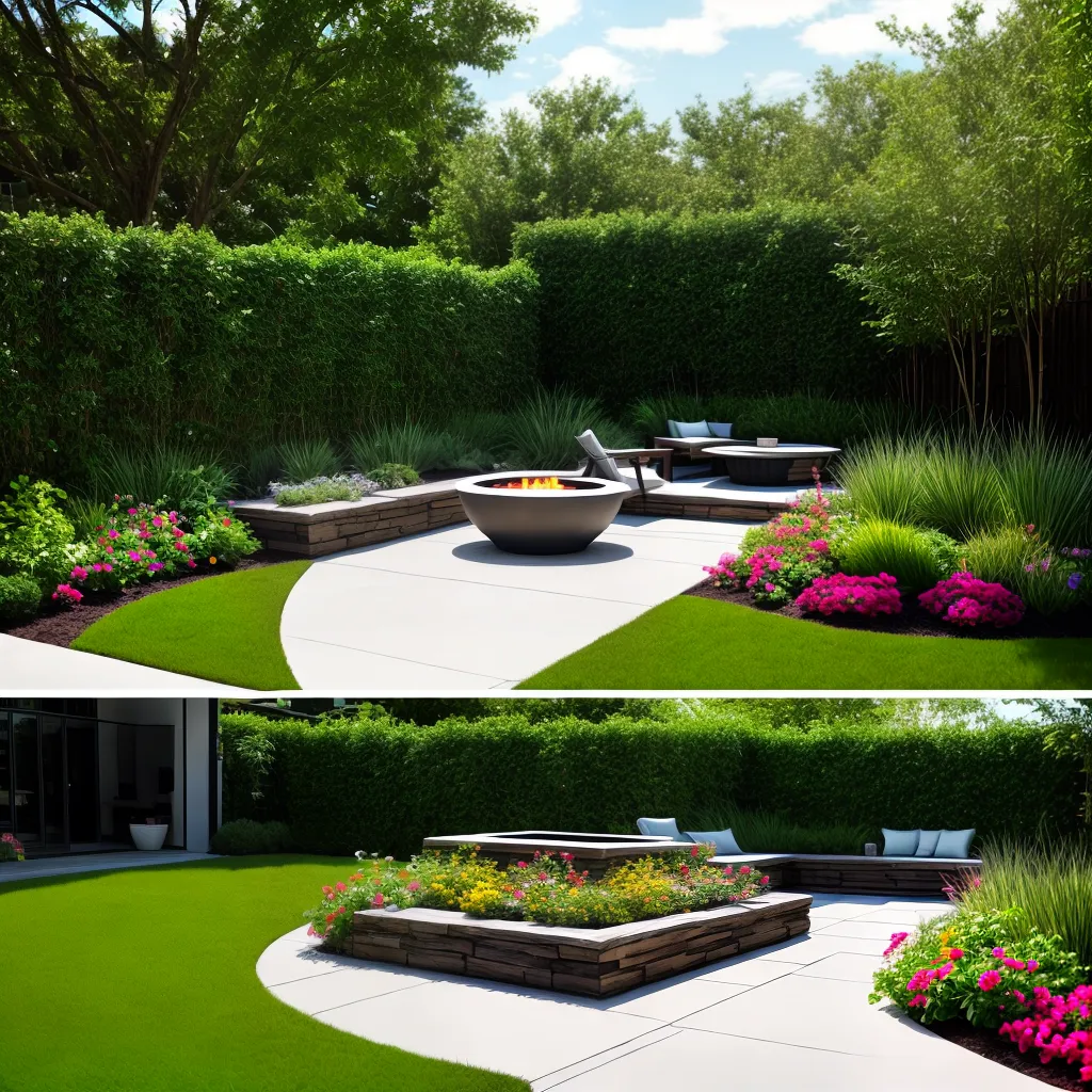 jardim moderno area externa transformacao