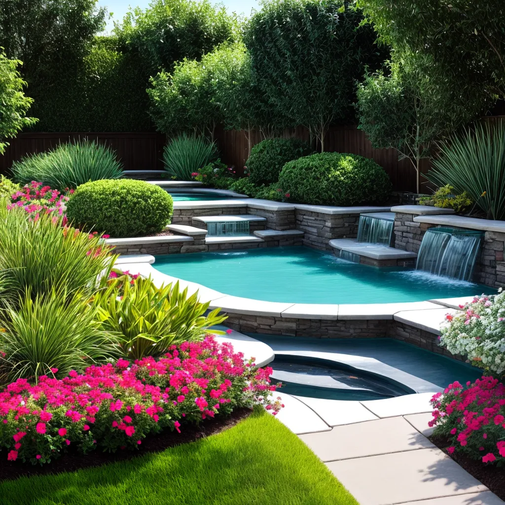 jardim flores verde caminhos focal