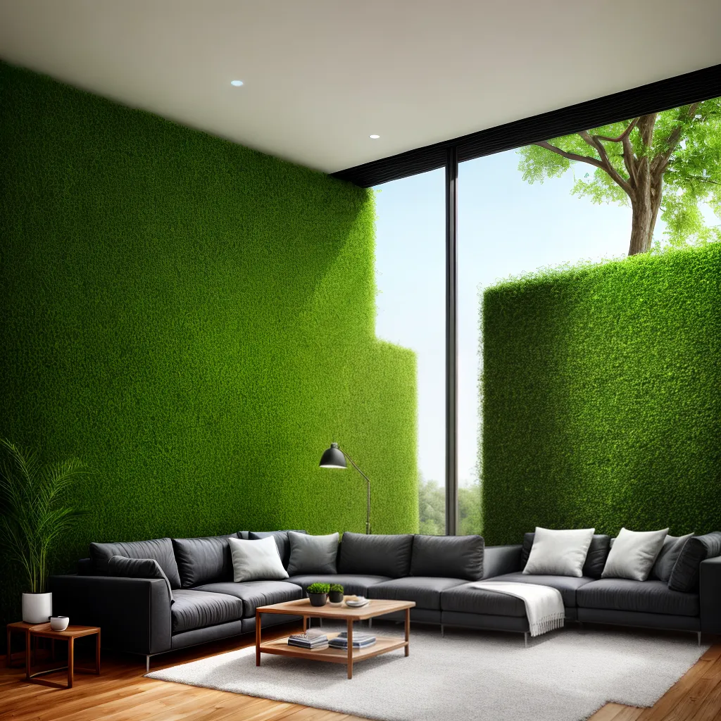 interior paisagismo sala verde