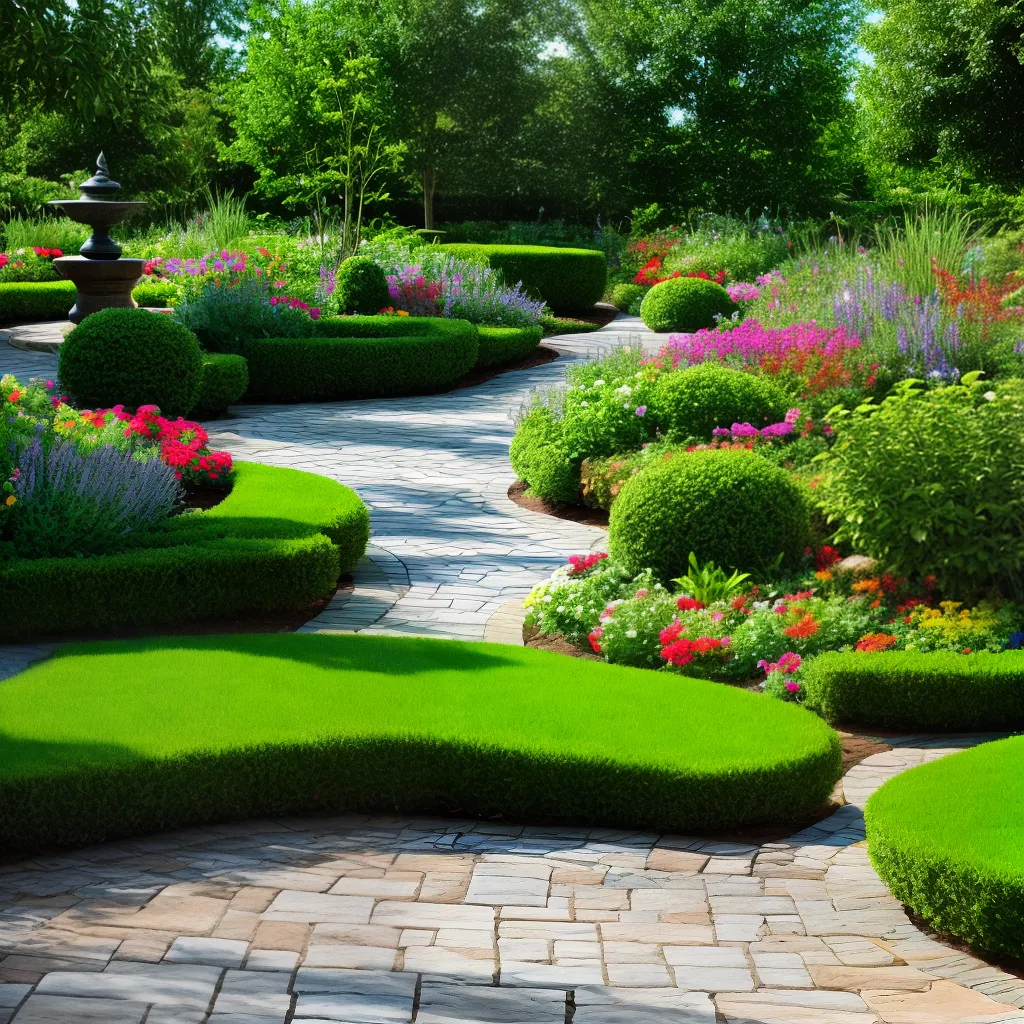 jardim harmonioso variedade natureza