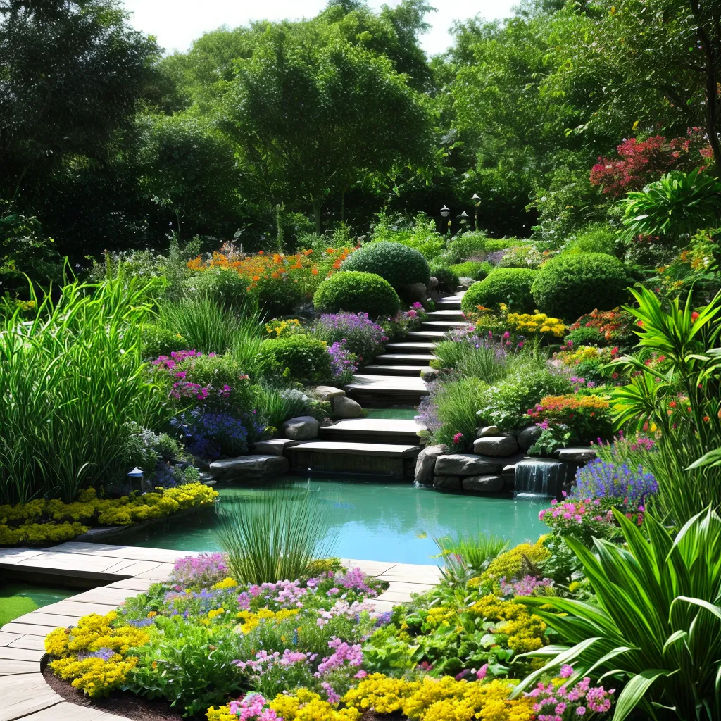 jardim harmonia natureza proporcao