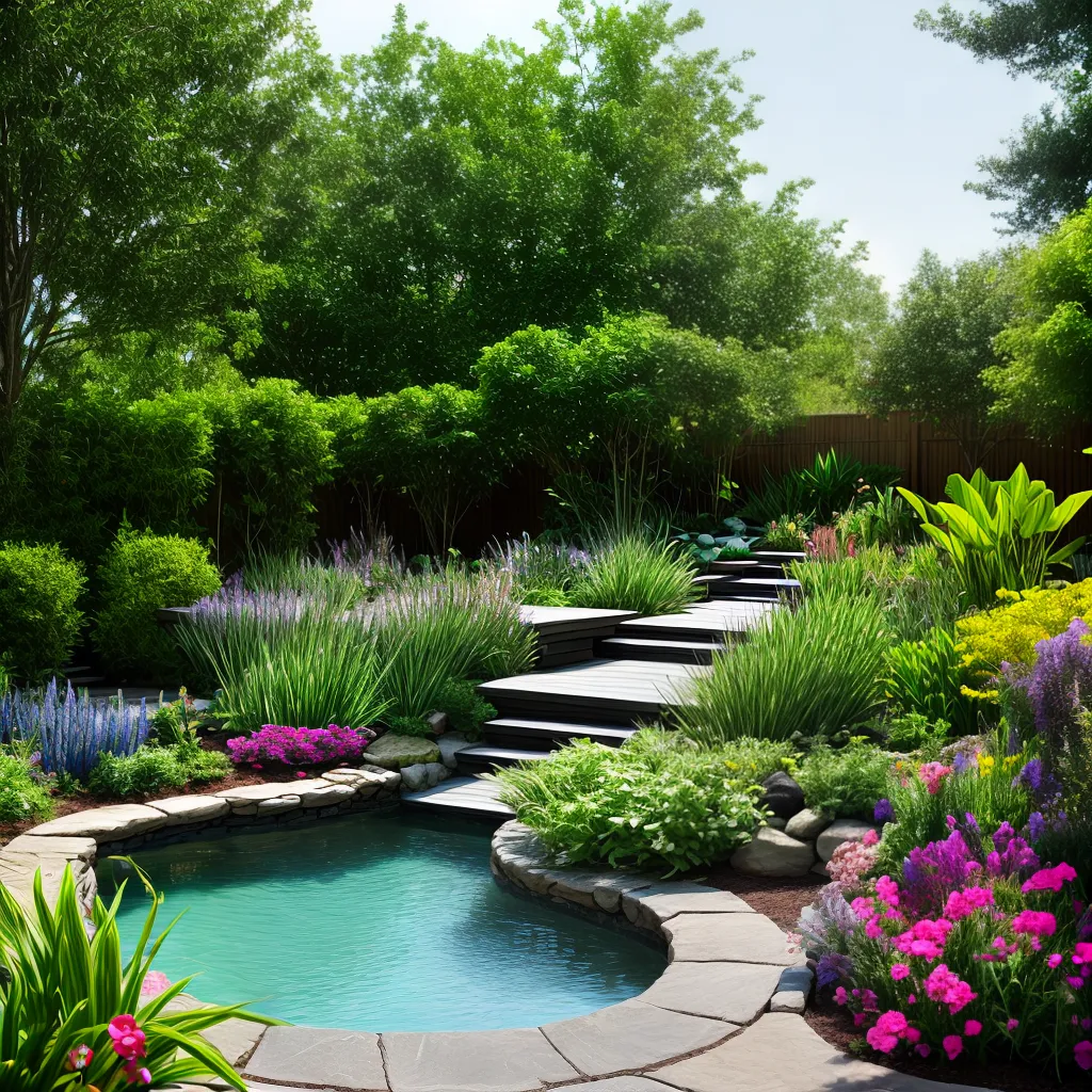 jardim nativo sustentavel coleta agua