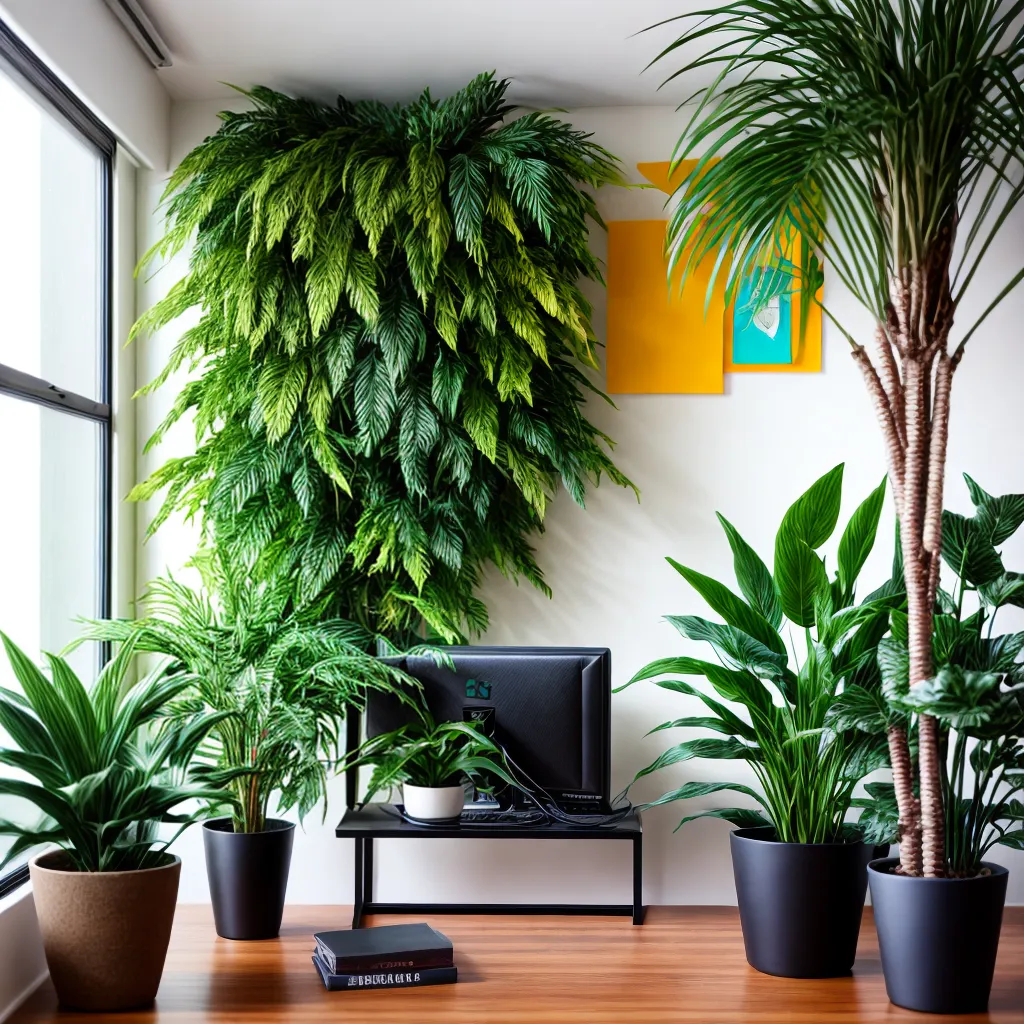 escritorio plantas verdes harmonia escritorio plantas verdes harmonia