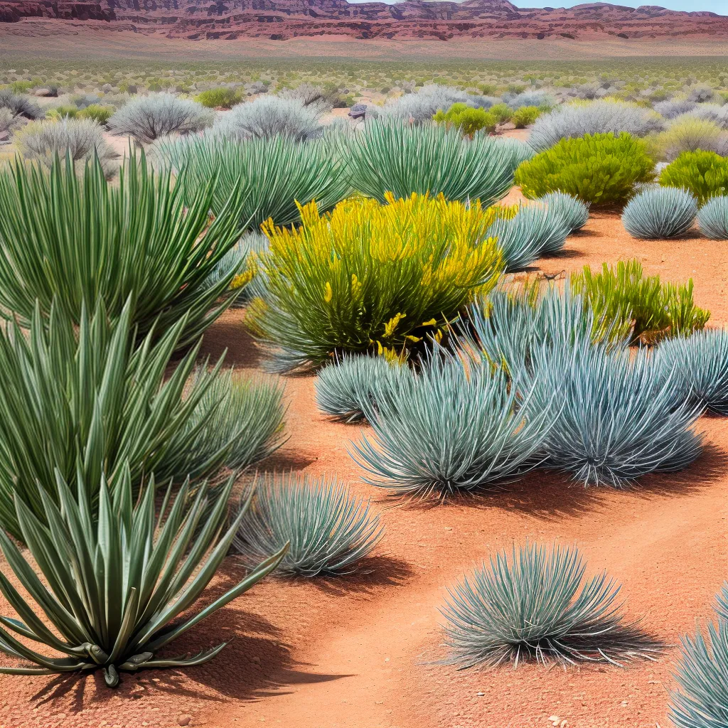 paisagem deserto suculentas cactos coloridos paisagem deserto suculentas cactos coloridos
