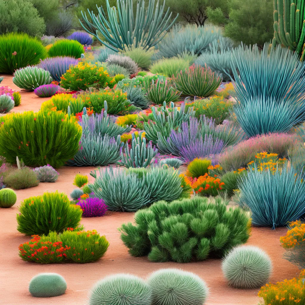 jardim deserto cactos suculentas colorido jardim deserto cactos suculentas colorido